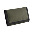 Olive - Front - Bagbase Knitted Ripper Wallet