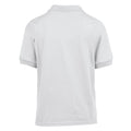 White - Back - Gildan Childrens-Kids Dryblend Jersey Knitted Polo Shirt