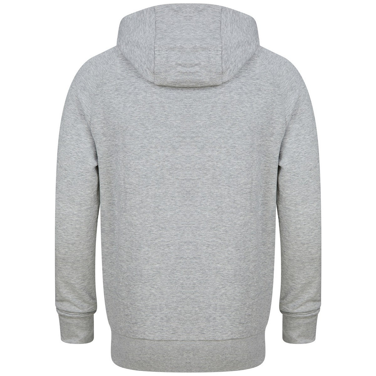 Heather Grey - Back - Tombo Unisex Adult Athleisure Hoodie