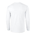 White - Back - Gildan Unisex Adult Ultra Cotton Long-Sleeved T-Shirt