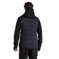 Black - Back - Craghoppers Mens Castleford Padded Hybrid Jacket