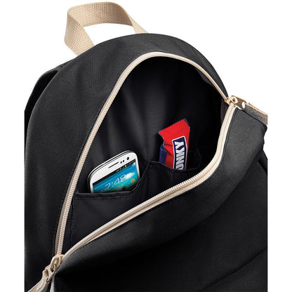 Black - Pack Shot - Bagbase Heritage Backpack