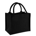 Black - Back - Westford Mill Mini Jute Gift Bag