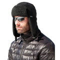 Black - Back - Result Winter Essentials Sherpa Thinsulate Bomber Hat