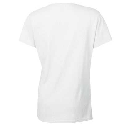 White - Back - Gildan Womens-Ladies Heavy Cotton T-Shirt