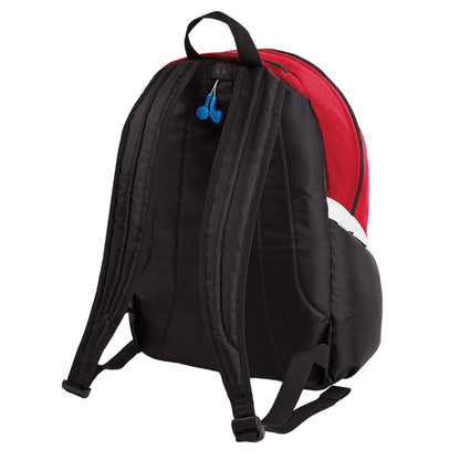Classic Red-Black-White - Back - Quadra Pro Team Backpack