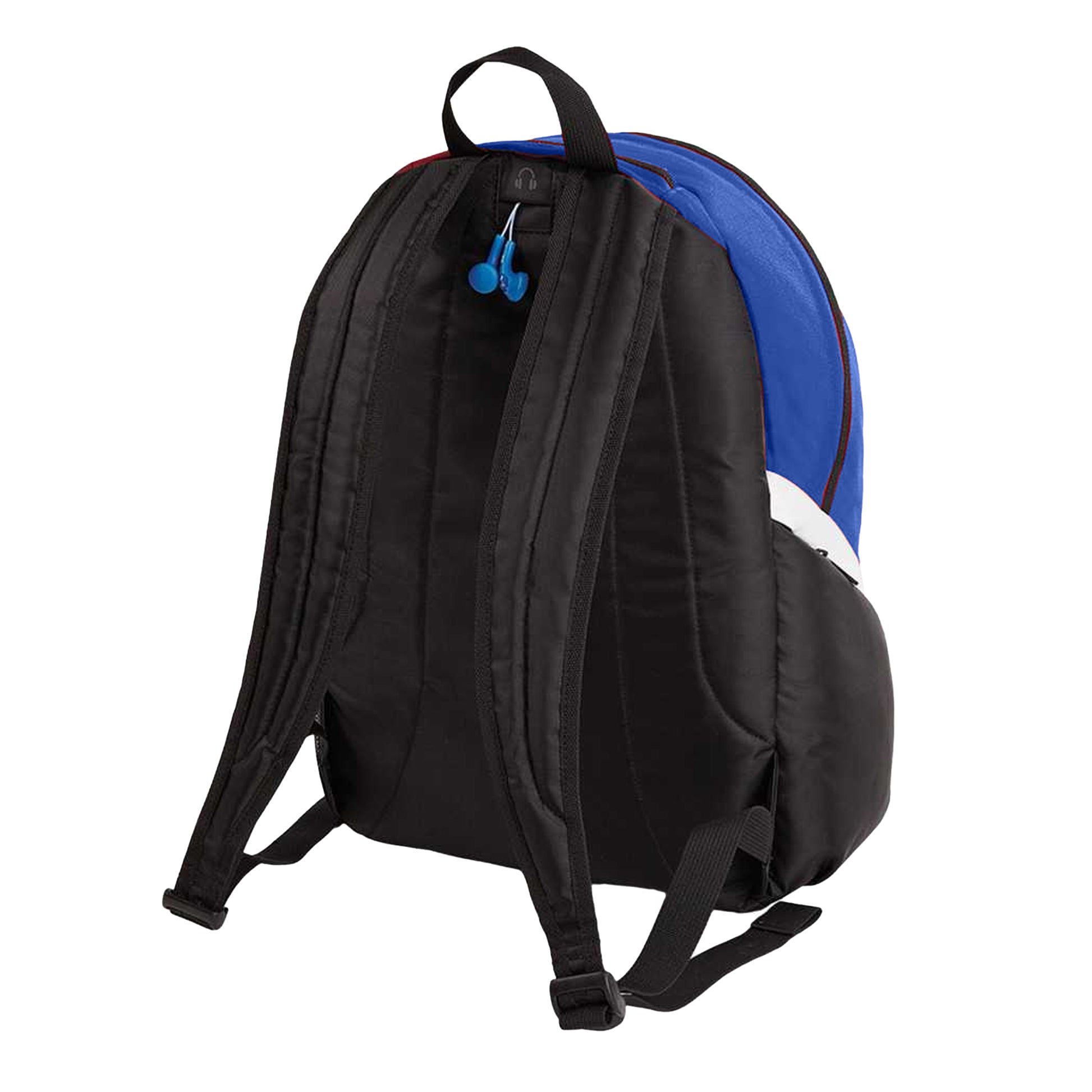 Bright Royal Blue-Black-White - Back - Quadra Pro Team Backpack