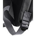 Black - Side - Bagbase Maxi Fashion Backpack