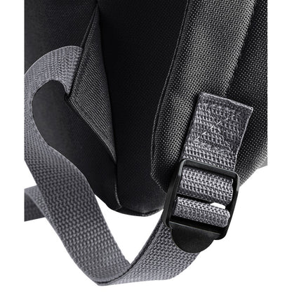 Black - Side - Bagbase Maxi Fashion Backpack