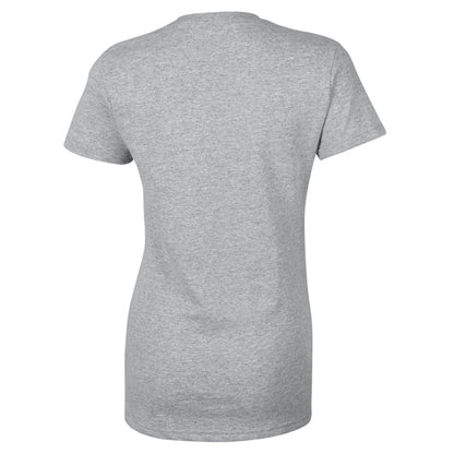 Sports Grey - Back - Gildan Womens-Ladies Heavy Cotton T-Shirt