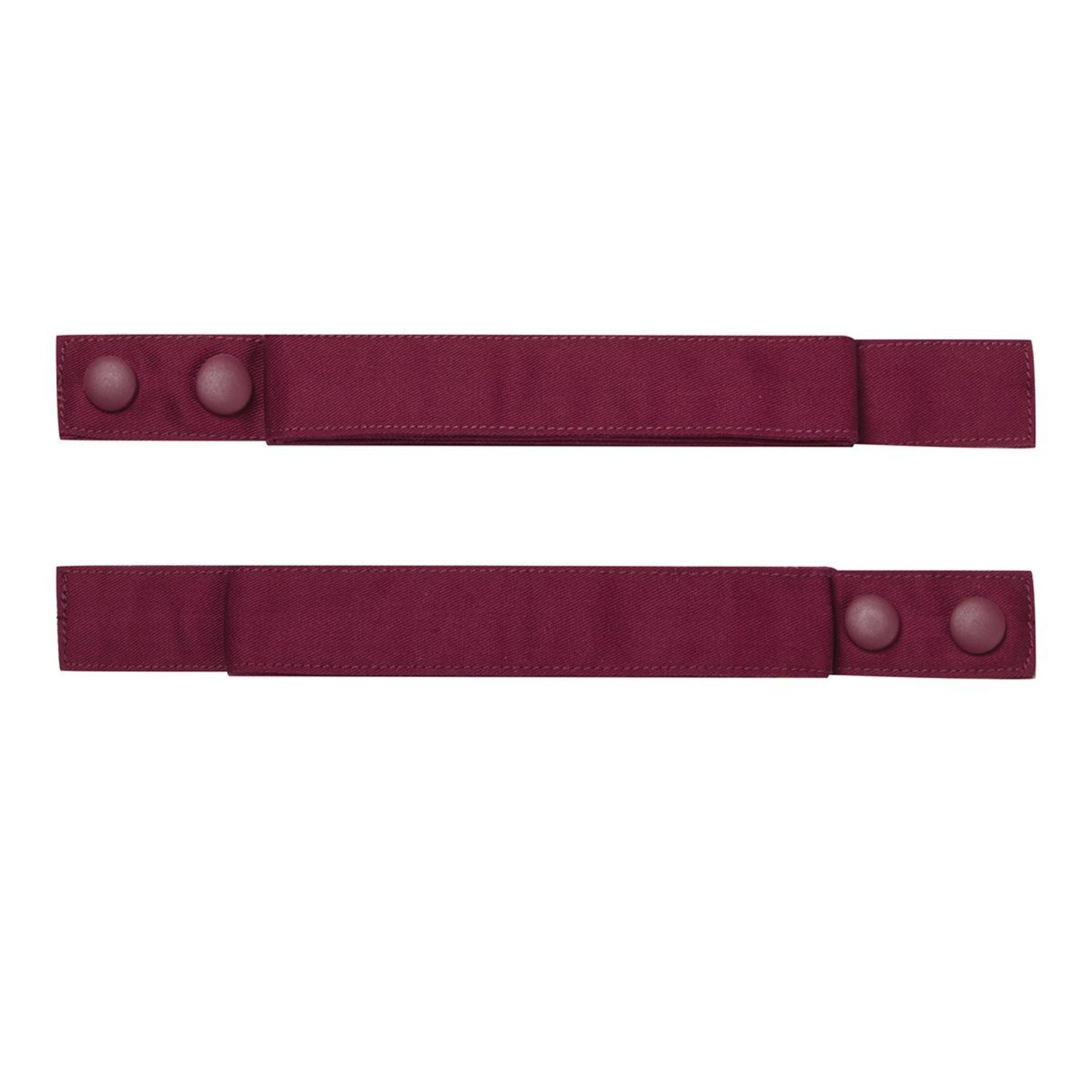 Burgundy - Side - Premier Swap & Pop Customizable Apron