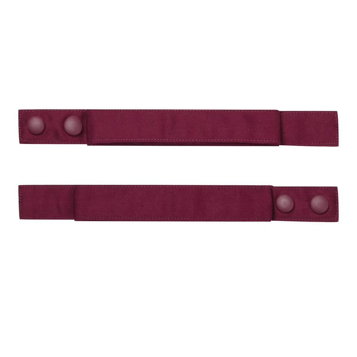 Burgundy - Side - Premier Swap & Pop Customizable Apron
