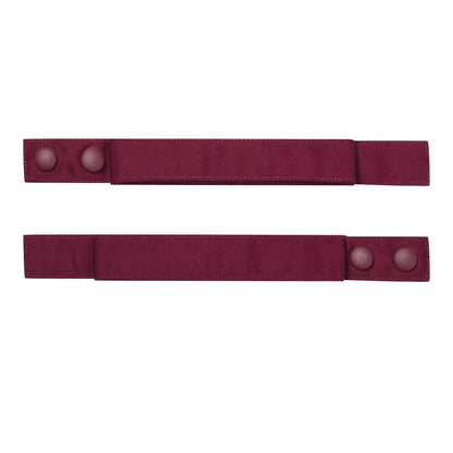 Burgundy - Side - Premier Swap & Pop Customizable Apron