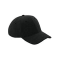 Black - Front - Beechfield Athleisure Jersey Baseball Cap