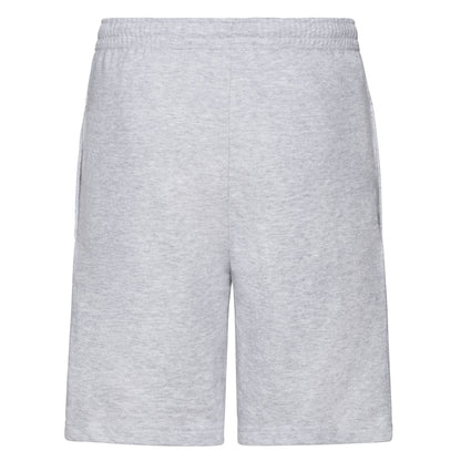 Heather Grey - Back - Fruit of the Loom Unisex Adult Lightweight Shorts