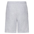 Heather Grey - Back - Fruit of the Loom Unisex Adult Lightweight Shorts