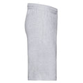 Heather Grey - Side - Fruit of the Loom Unisex Adult Lightweight Shorts