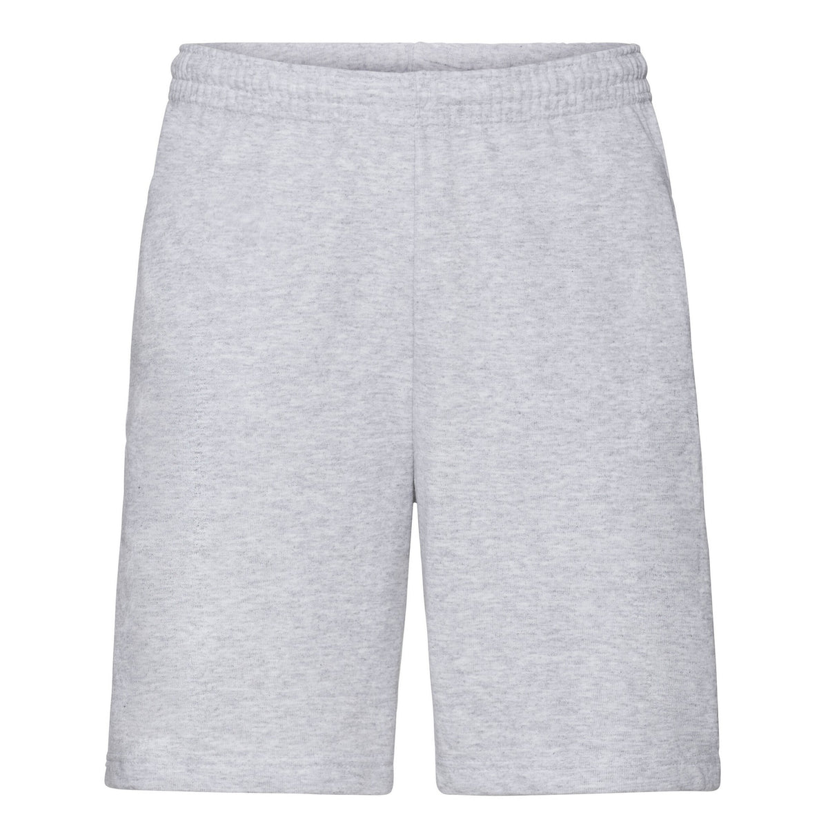 Heather Grey - Front - Fruit Of The Loom Unisex Adult Lightweight Shorts