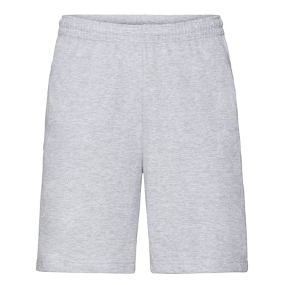 Heather Grey - Front - Fruit of the Loom Unisex Adult Lightweight Shorts