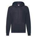 Deep Navy - Front - Fruit of the Loom Unisex Adult Lightweight Hooded Sweatshirt