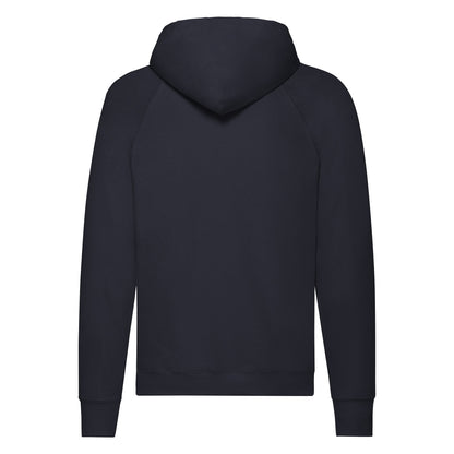 Deep Navy - Back - Fruit Of The Loom Unisex Adult Lightweight Hooded Sweatshirt