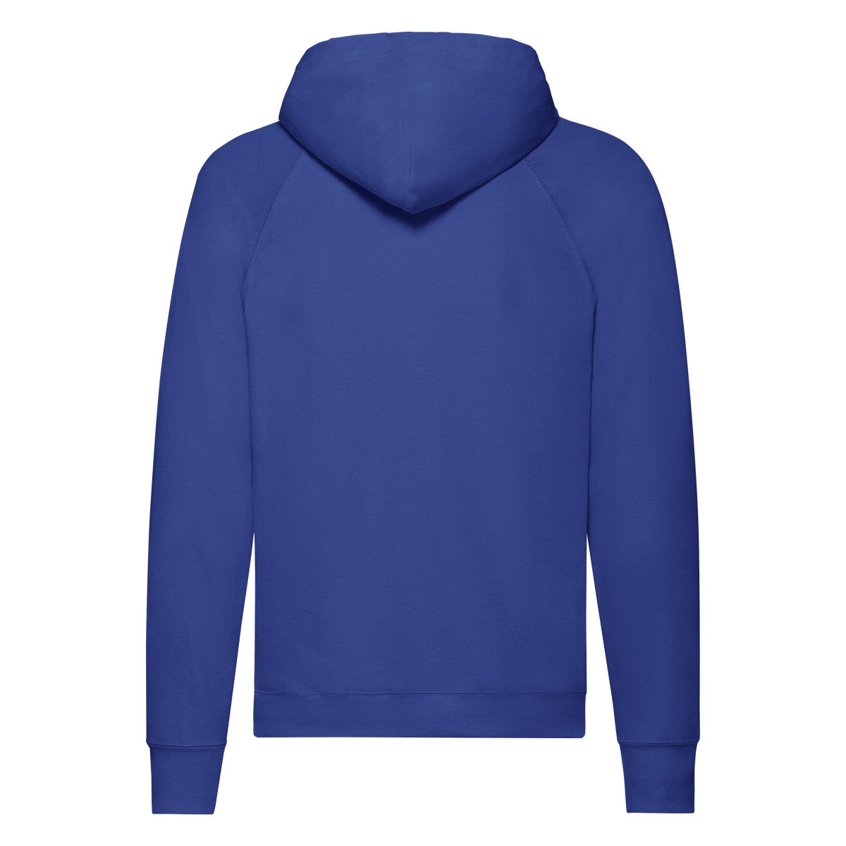 Royal Blue - Back - Fruit Of The Loom Unisex Adult Lightweight Hooded Sweatshirt