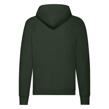 Bottle Green - Back - Fruit Of The Loom Unisex Adult Lightweight Hooded Sweatshirt