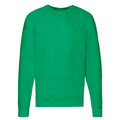 Kelly Green - Front - Fruit of the Loom Unisex Adult Lightweight Raglan Sweatshirt