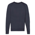 Deep Navy - Front - Fruit of the Loom Unisex Adult Lightweight Raglan Sweatshirt