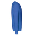 Royal Blue - Side - Fruit of the Loom Unisex Adult Lightweight Raglan Sweatshirt