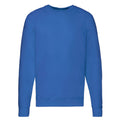 Royal Blue - Front - Fruit of the Loom Unisex Adult Lightweight Raglan Sweatshirt