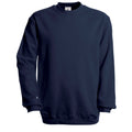 Navy - Front - B&C Unisex Adult Set-in Sweatshirt