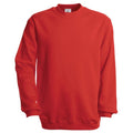 Red - Front - B&C Unisex Adult Set-in Sweatshirt