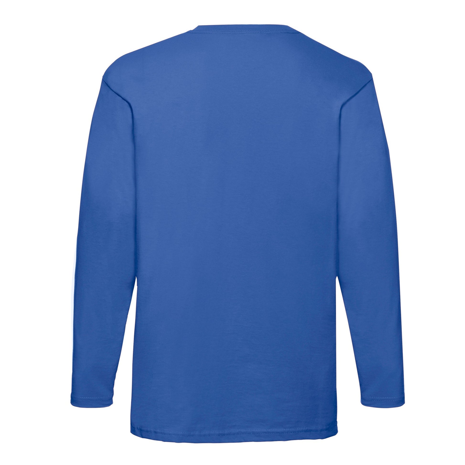 Royal Blue - Back - Fruit Of The Loom Mens Valueweight Long-Sleeved T-Shirt