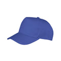 Royal Blue - Front - Result Headwear Boston 5 Panel Polycotton Baseball Cap