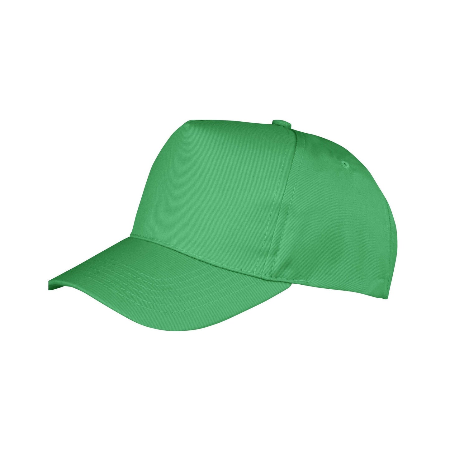 Apple Green - Front - Result Headwear Boston 5 Panel Polycotton Baseball Cap