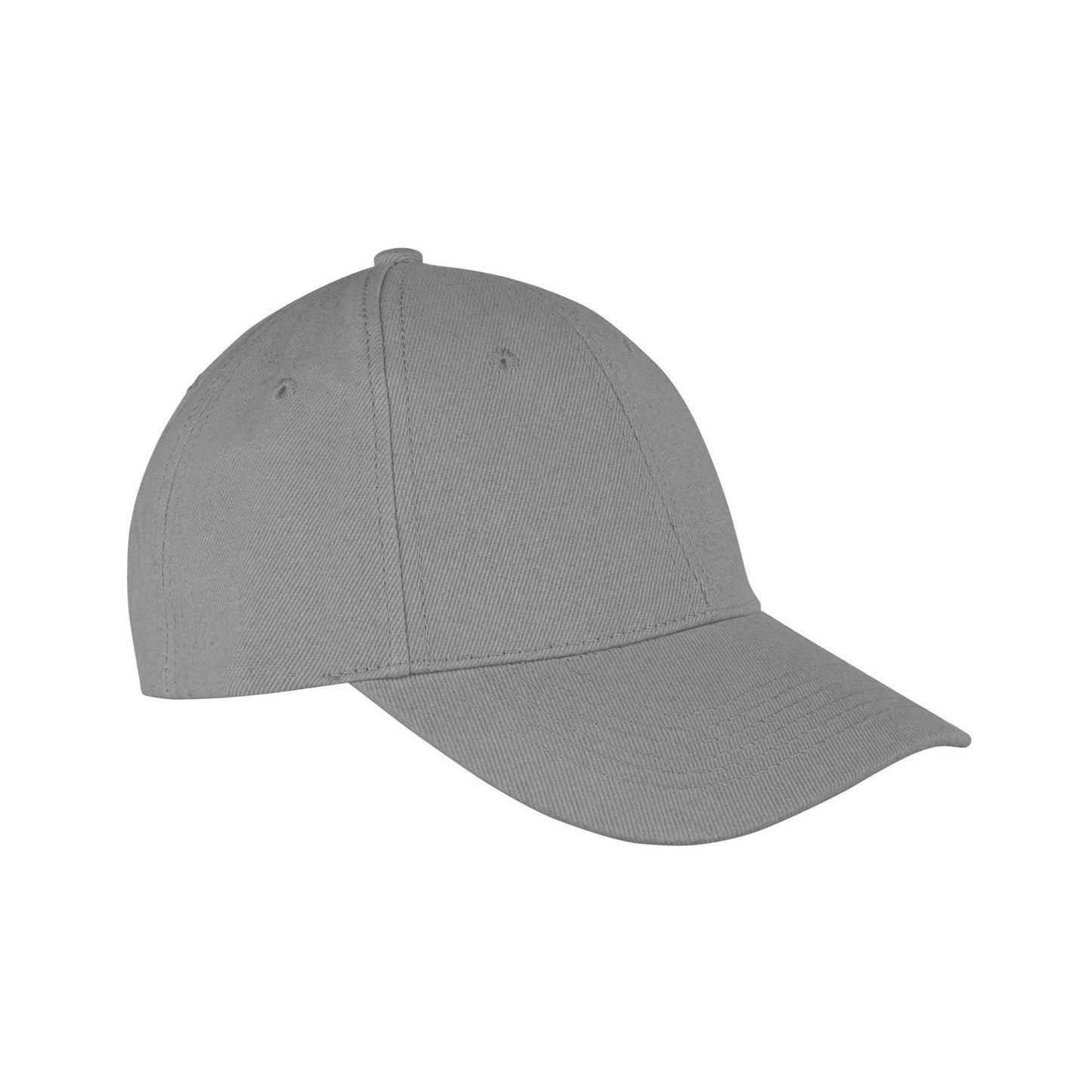 Dove Grey - Back - Result Headwear Memphis 6 Panel Brushed Cotton Low Profile Baseball Cap