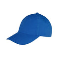 Royal Blue - Front - Result Headwear Memphis 6 Panel Brushed Cotton Low Profile Baseball Cap