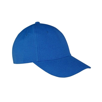 Royal Blue - Back - Result Headwear Memphis 6 Panel Brushed Cotton Low Profile Baseball Cap