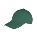 Bottle Green - Front - Result Headwear Memphis 6 Panel Brushed Cotton Low Profile Baseball Cap
