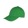 Emerald - Front - Result Headwear Memphis 6 Panel Brushed Cotton Low Profile Baseball Cap