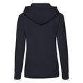 Deep Navy - Back - Fruit of the Loom Womens-Ladies Classic 80-20 Lady Fit Hoodie