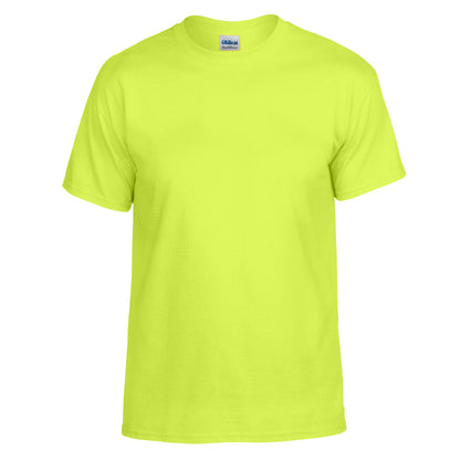 Safety Green - Front - Gildan Mens DryBlend T-Shirt