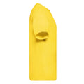 Yellow - Side - Fruit of the Loom Mens Original Heather T-Shirt