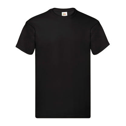 Black - Front - Fruit of the Loom Mens Original Heather T-Shirt