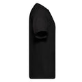 Black - Side - Fruit of the Loom Mens Original Heather T-Shirt