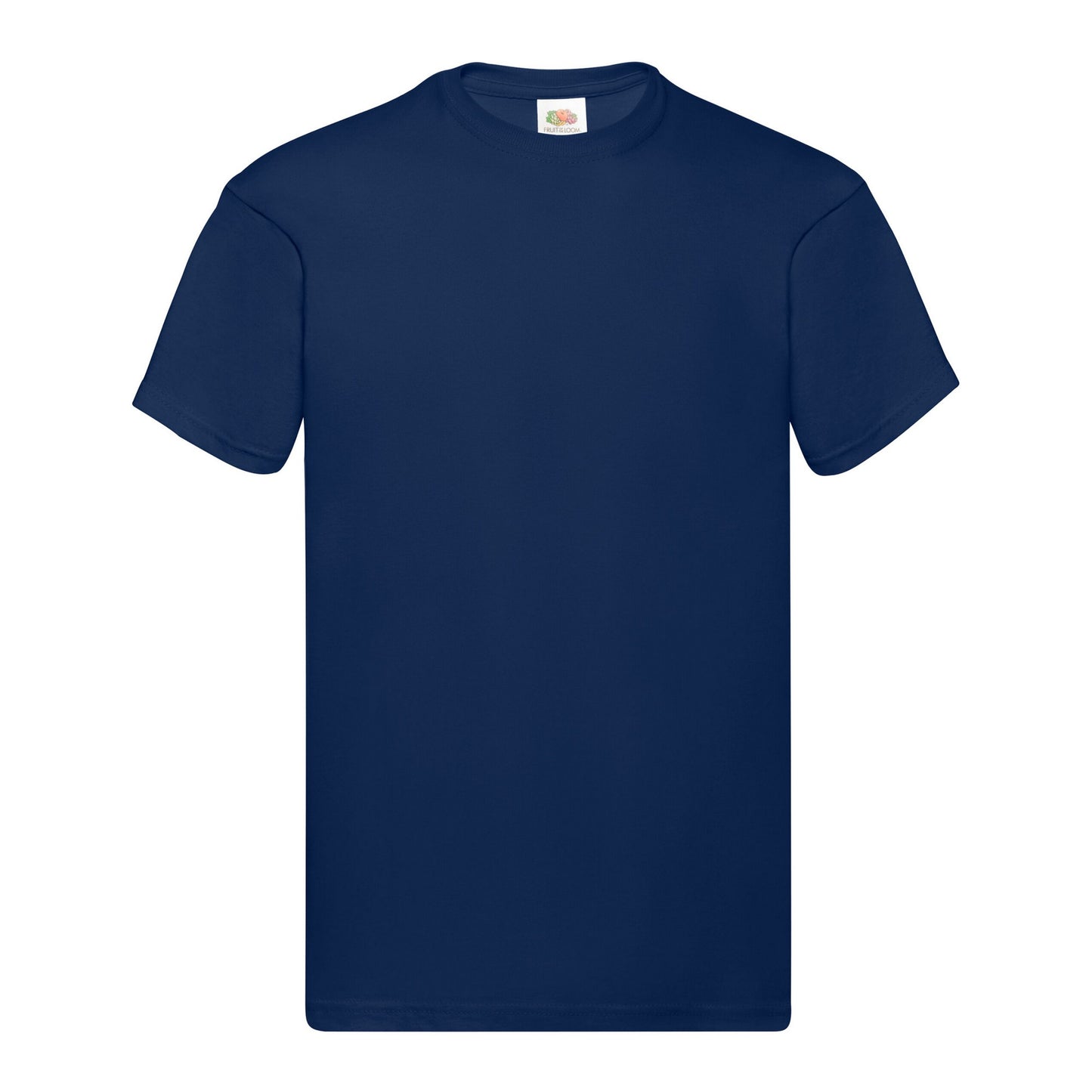 Navy - Front - Fruit of the Loom Mens Original Heather T-Shirt