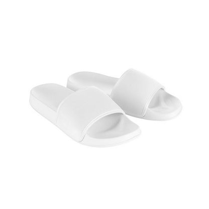 White - Front - AWDis Cool Unisex Adult Sliders