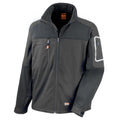 Black - Front - WORK-GUARD by Result Unisex Adult Sabre Stretch Waterproof Jacket