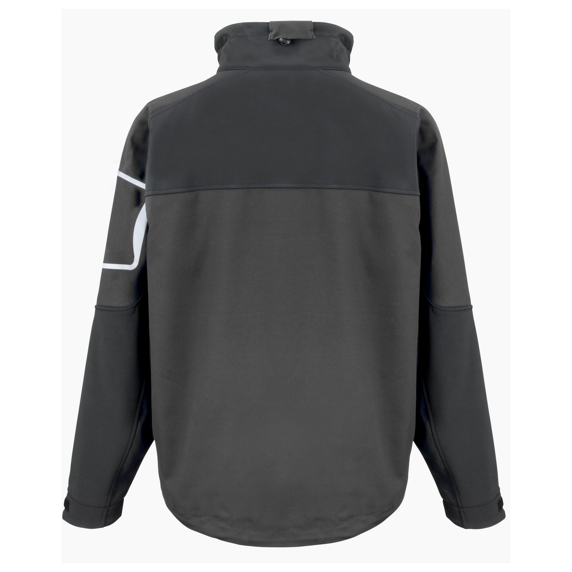 Black - Back - WORK-GUARD by Result Unisex Adult Sabre Stretch Waterproof Jacket